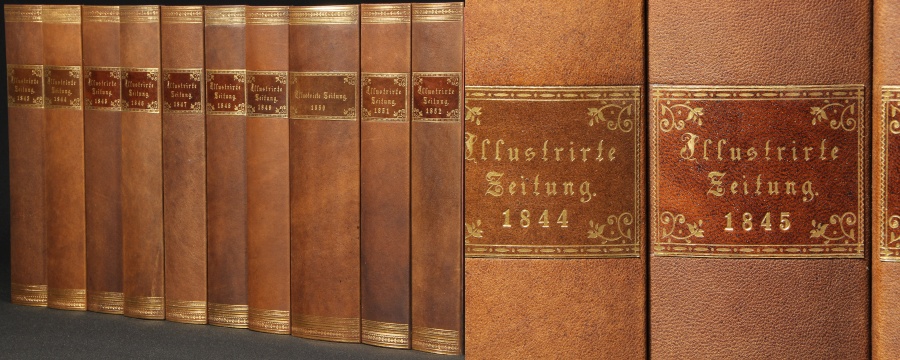 Buchrücken Leder Dekor-Paneele Buch Optik