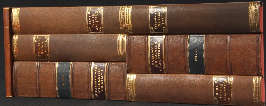 Buchrücken Leder Dekor-Paneele Buch Optik