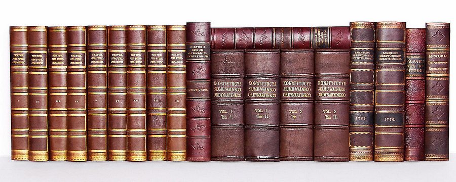 Buchrücken Buchattrappen - Beispiel