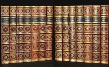 Book Spines old faux bookcase