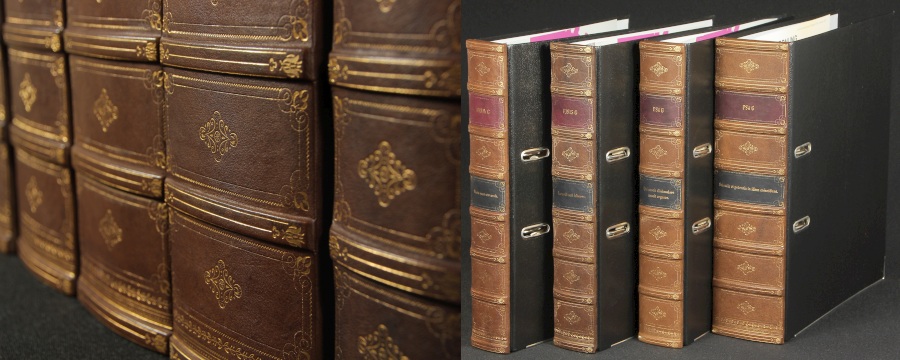 Buchrücken Buchattrappen - Beispiel