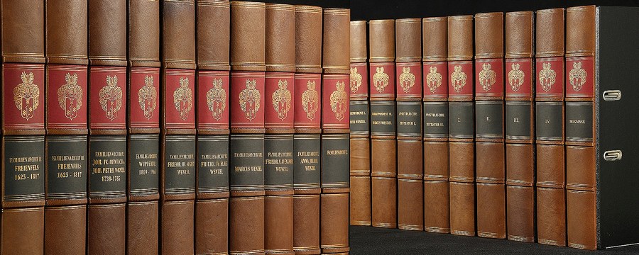 Buchrücken Buchattrappen - Beispiel