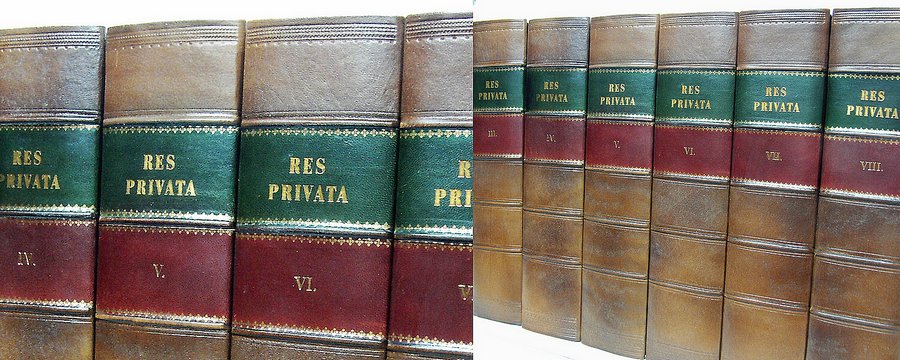 Buchrücken Buchattrappen - Beispiel