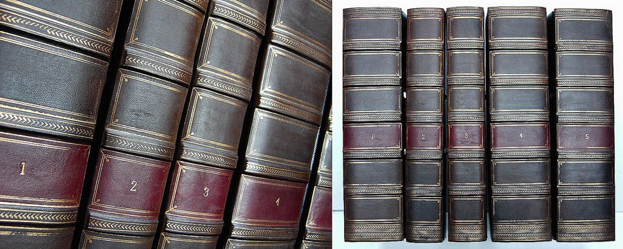 Buchrücken Buchattrappen - Beispiel