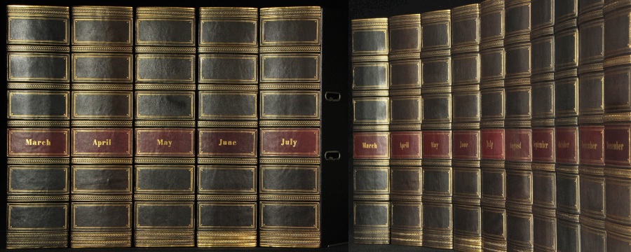 Buchrücken Buchattrappen - Beispiel