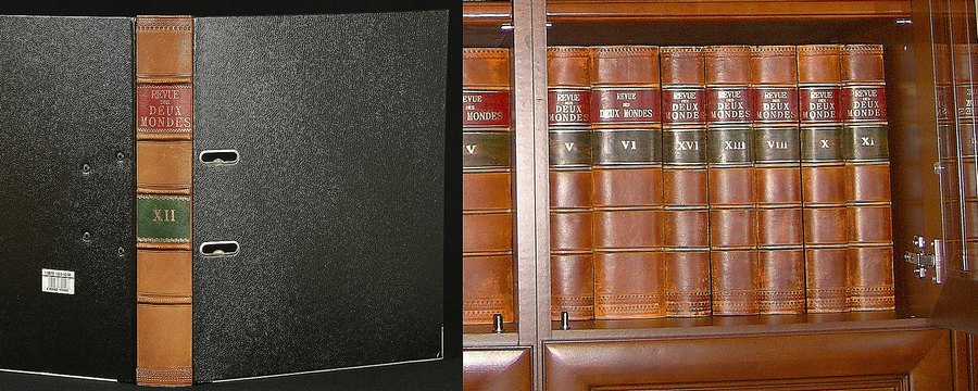 Buchrücken Buchattrappen - Beispiel