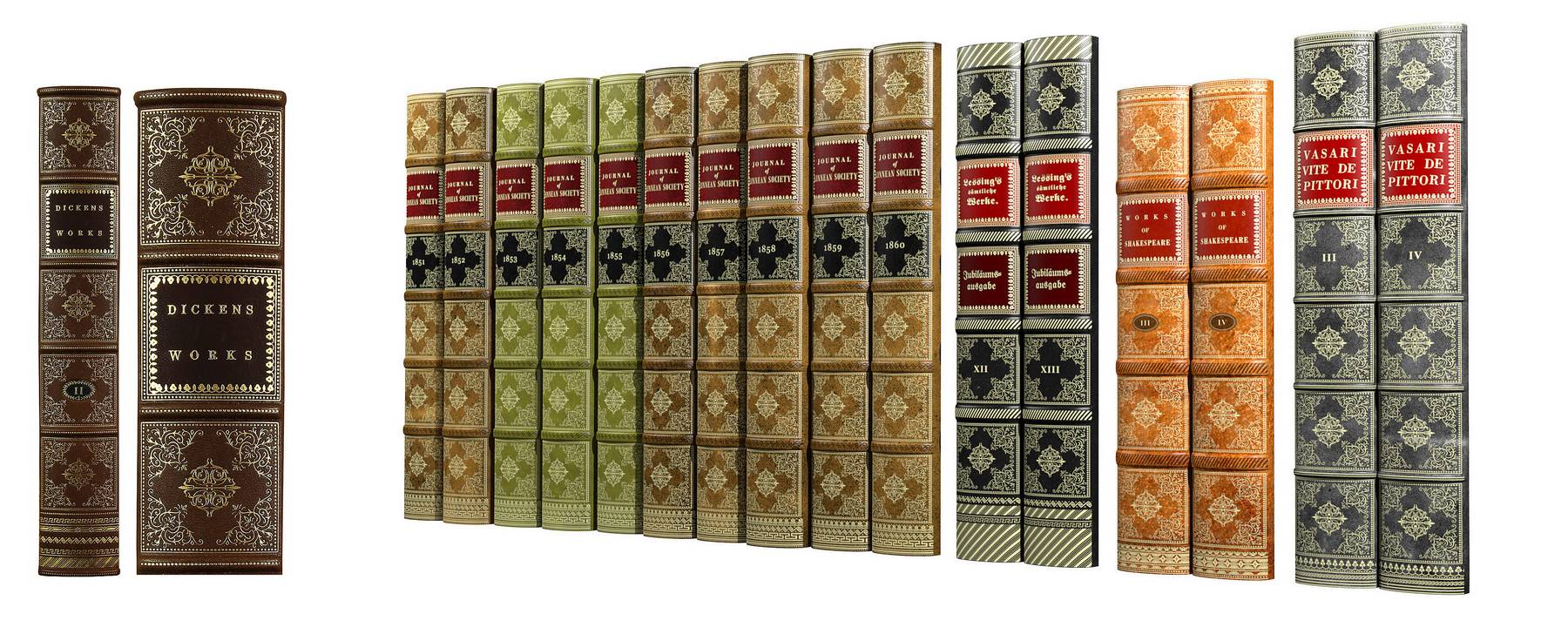 Buchrücken Buchattrappen - Beispiel