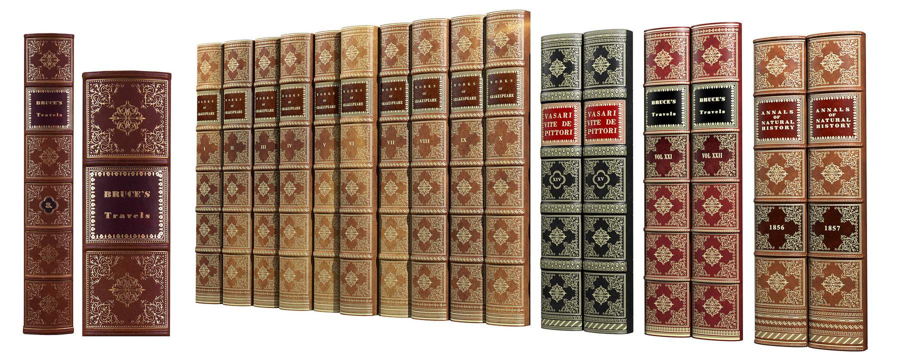 Buchrücken Buchattrappen - Beispiel