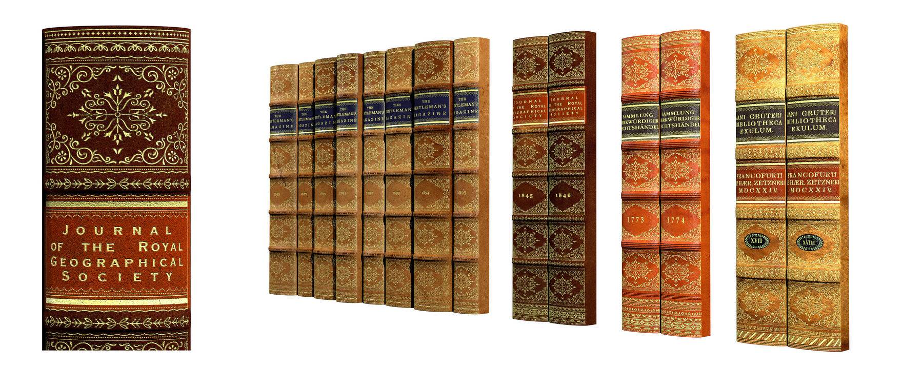 Buchrücken Buchattrappen - Beispiel