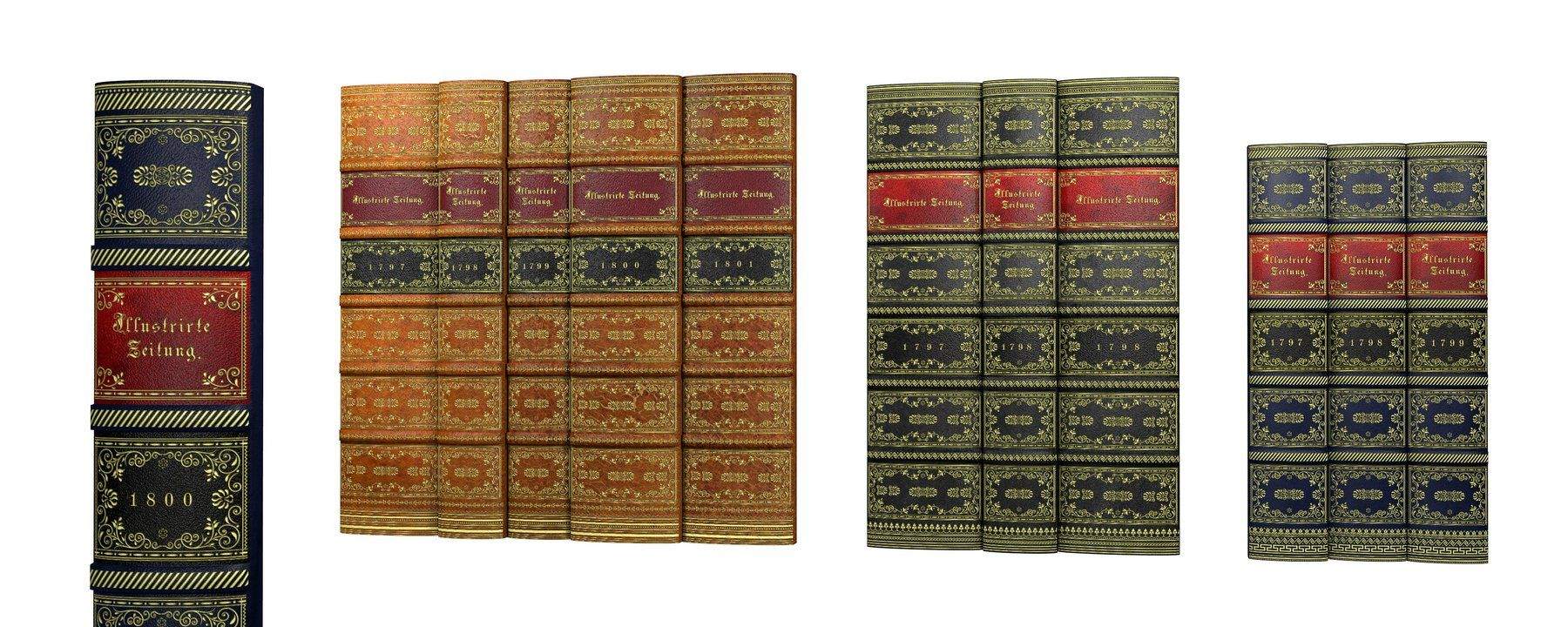 Buchrücken Lederordner