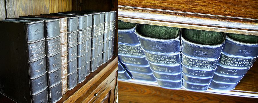 Buchrücken Buchattrappen - Beispiel