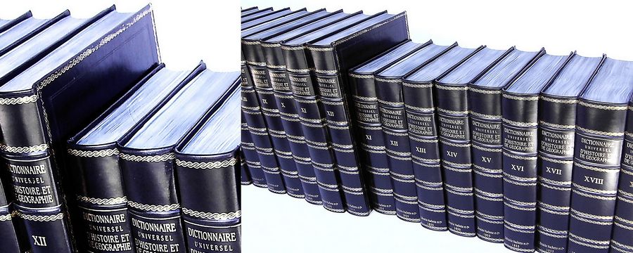 Buchrücken Buchattrappen - Beispiel