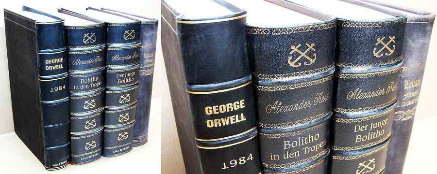 Buchrücken Buchattrappen - Beispiel