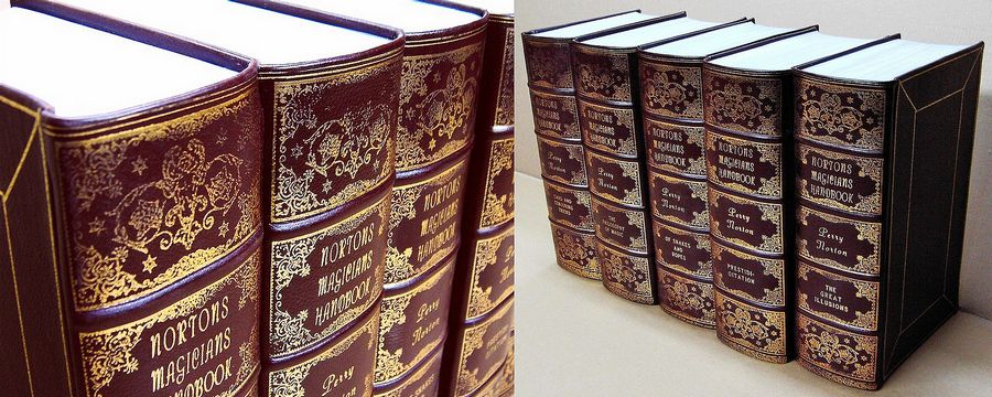 Buchrücken Buchattrappen - Beispiel